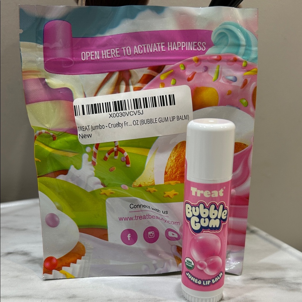 Treat Bubble Gum Jumbo Lip Balm